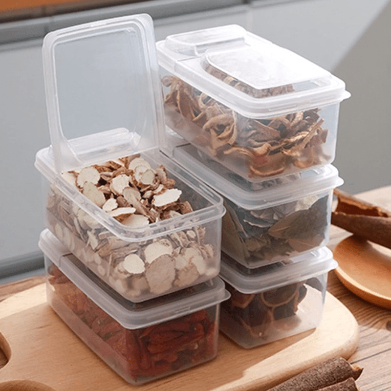 Transparent Spice Storage Box, Clear Plastic Spice Storage Container With  Flip Top Lid, Leak-proof Food Storage Container For Pepper Powder Chili  Sauces, Dust-proof And Moisture-proof Seasoning Box, Kitchen Accessories -  Temu