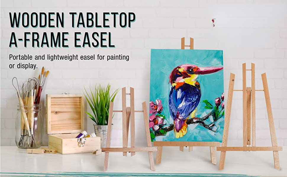 Tabletop Display Stand A frame Artist Easel Beechwood Tripod - Temu