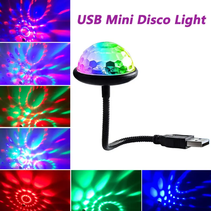 1 Stück DJ Mini Disco Kugel Lichter Mehrfarbige RGB - Temu Austria