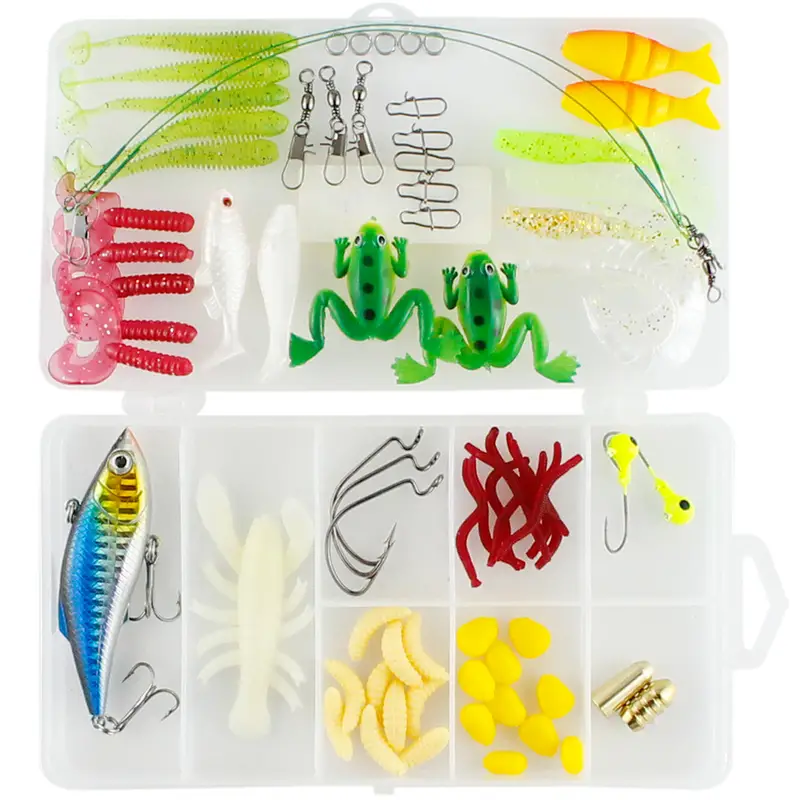 80pcs Complete Fishing Tool Kit with Lures, Baits, Hook Remover, Lip  Gripper, Digital Scale, and Pliers - Perfect for Freshwater and Saltwater  Fishing
