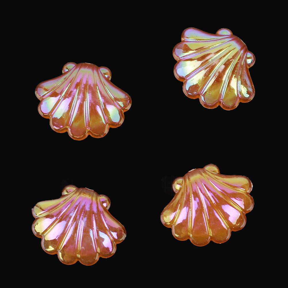 5pcs Mix colour Seashells For Crafts Accessories Home Decor DIY Jewelry  Gold Plated Natural Shell Handmade