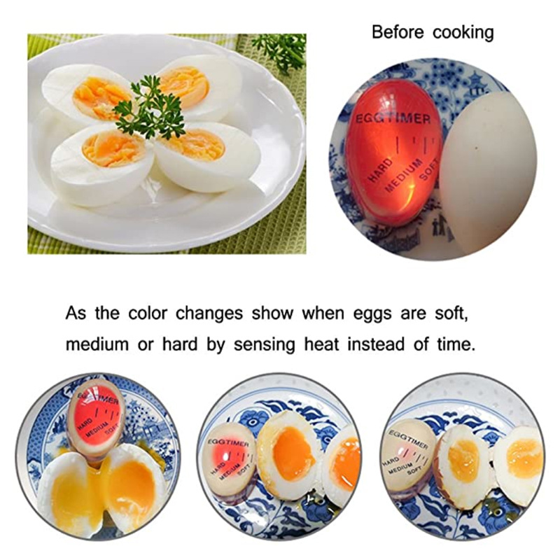 Egg Timer Color Changing Timer for Kitchen Tools Gadgets Egg Cooker Helper  