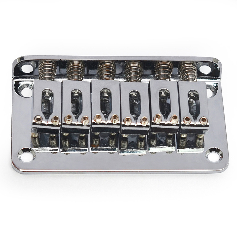 Fixed Bridge for Six-string Electric Guitar - Fixed String Bridge Pulling Plate, Improving Guitar Tone and Playability