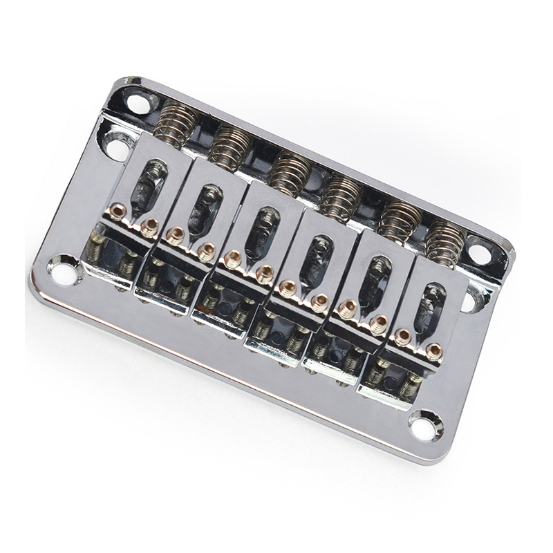 Fixed Bridge for Six-string Electric Guitar - Fixed String Bridge Pulling Plate, Improving Guitar Tone and Playability