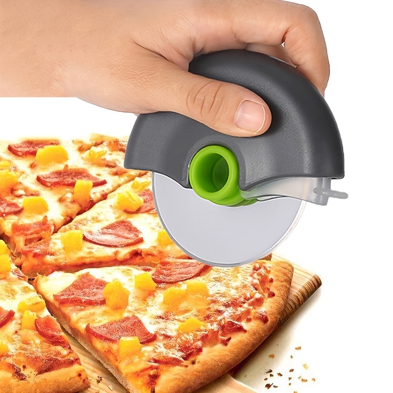 stainless steel round wheel cutter   cake bread and pie baking roulette roller kitchen tool for home baking