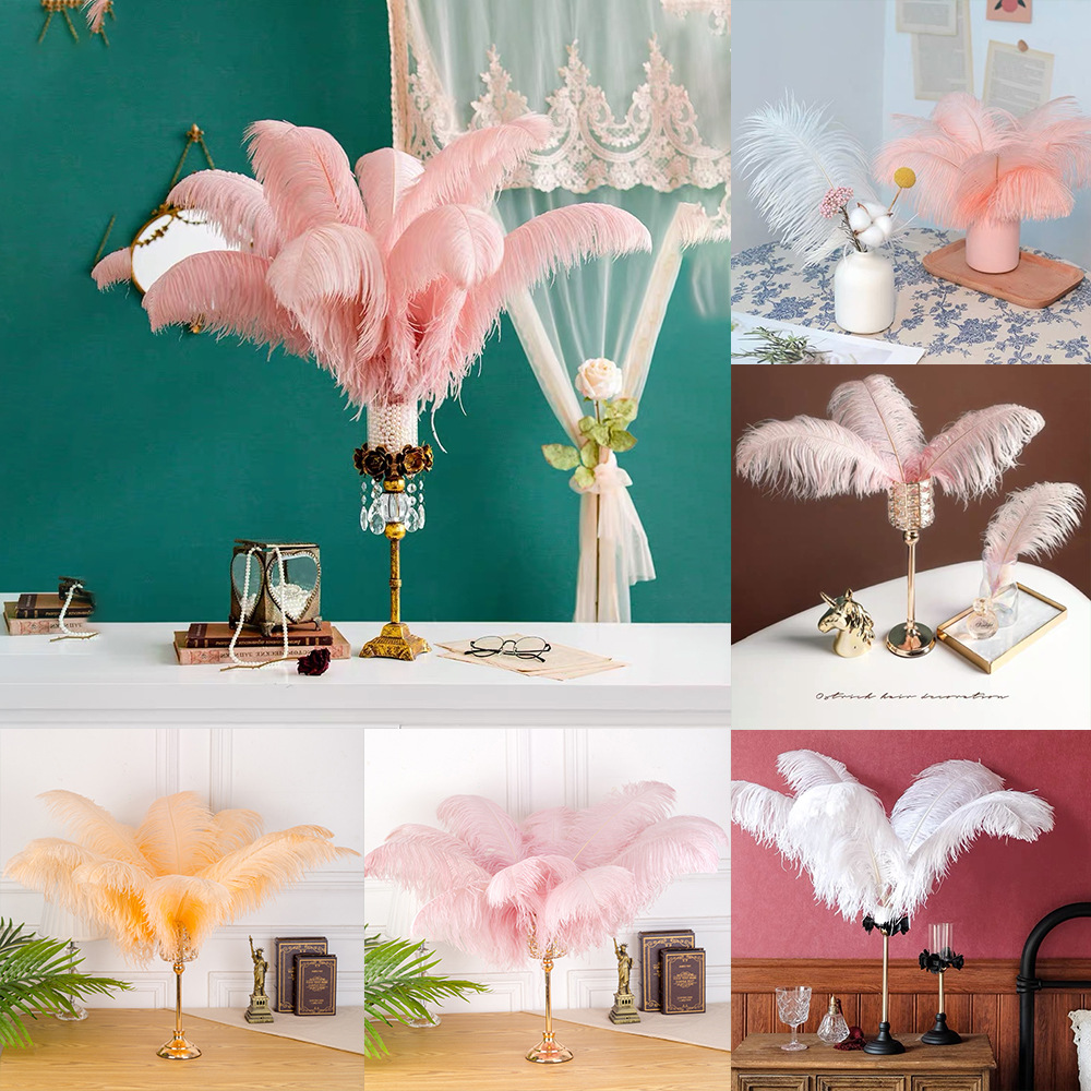 How To Make Gorgeous DIY Ostrich Feather Centerpieces (+ 7