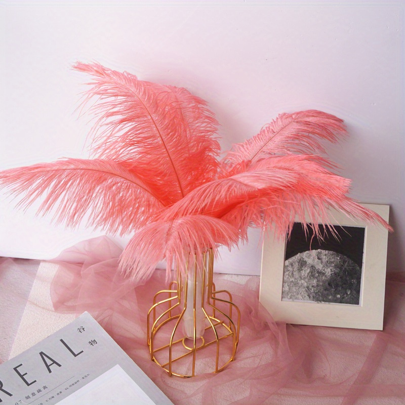 PINK Ostrich Feather Plumes 23-30 Full and Beautiful for Centerpieces  Halloween Costume Vases Craft Theater Hats DIY