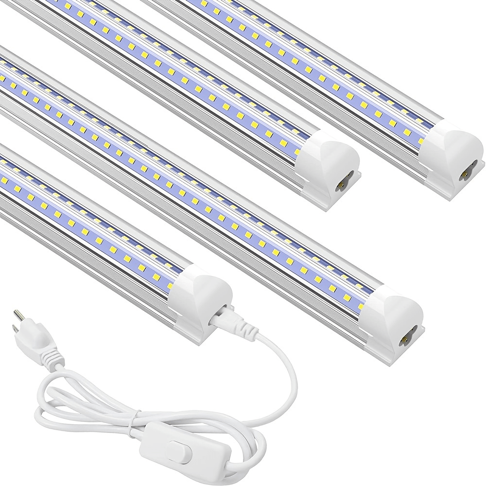 Paquete de 2 focos LED de 100 W para exteriores, luz de trabajo exterior  súper brillante de 10000 lm con enchufe, luces de seguridad impermeables