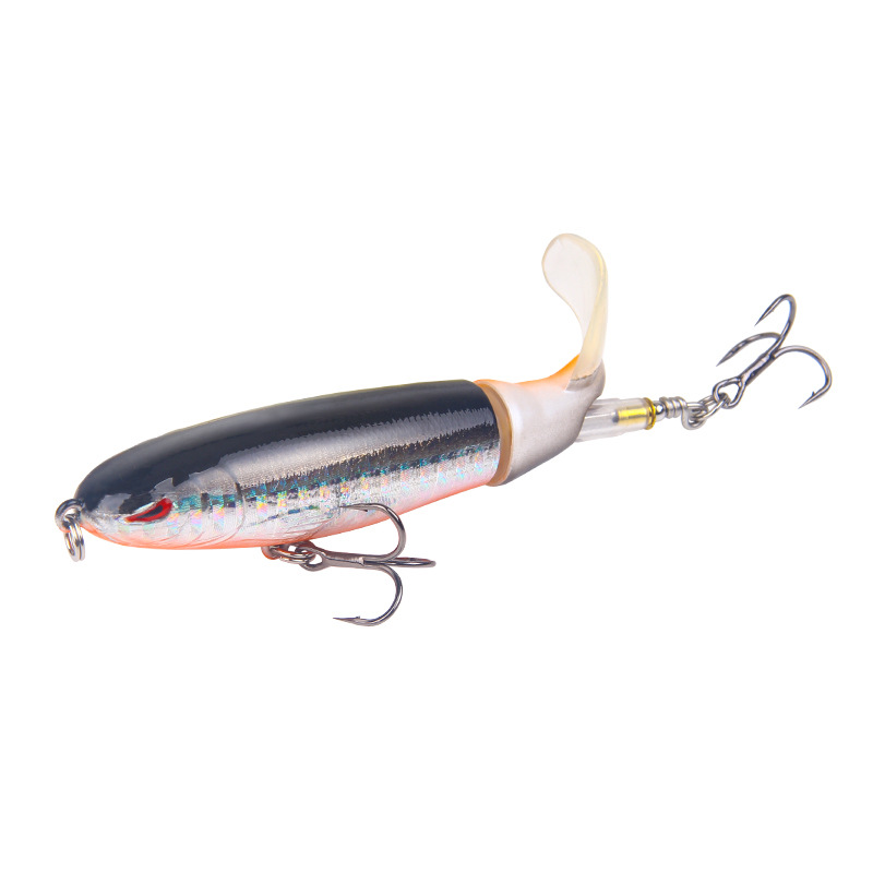 Topwater Fishing Lure Bait Propeller Pencil Hard Bait - Temu