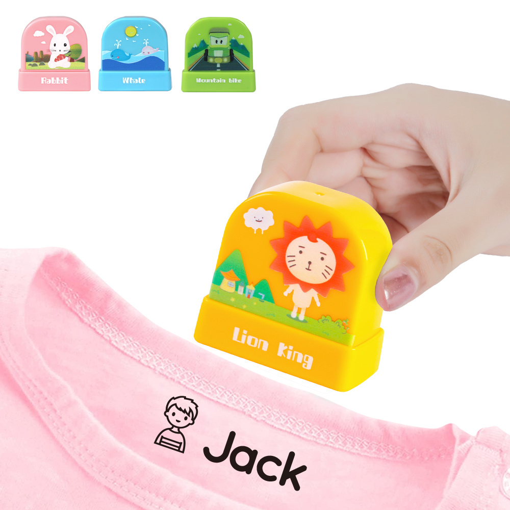 Personalized Name Stamps For Kids: Waterproof Non fading - Temu Australia