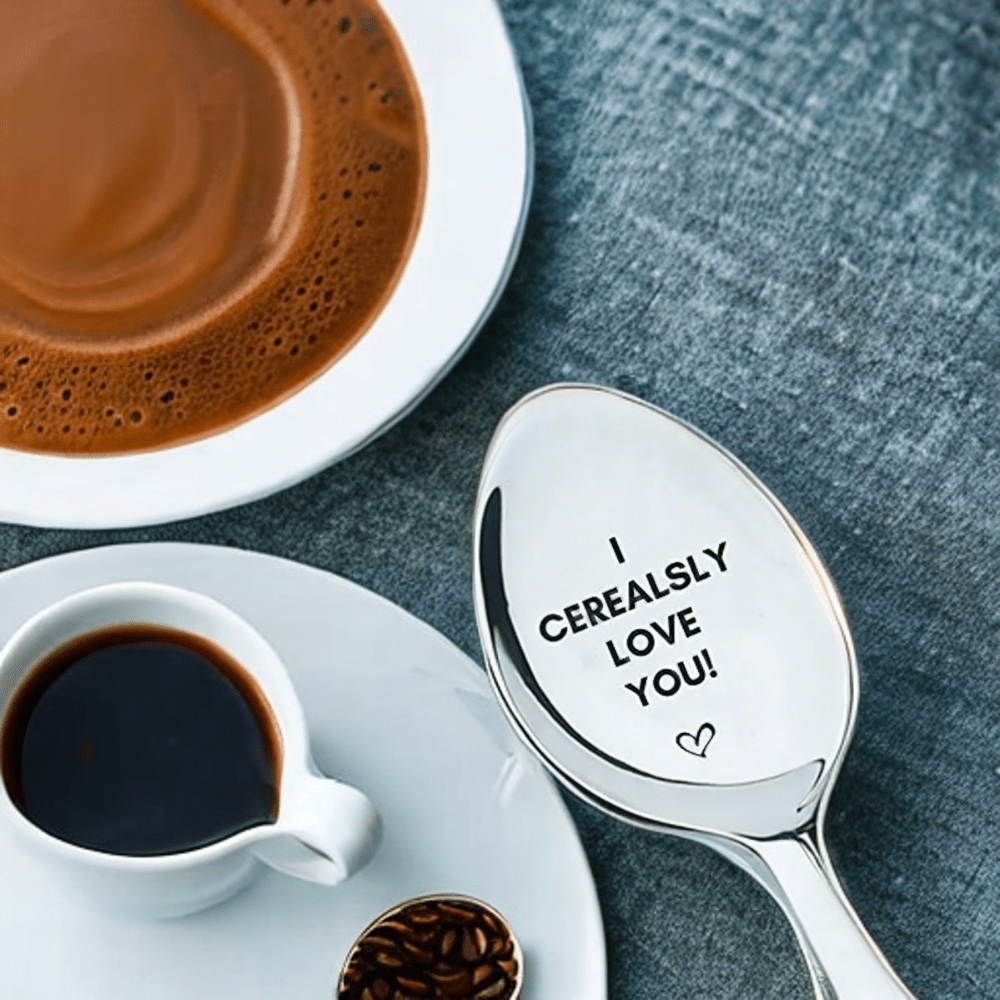 I Cerealsly Love You Engraved Cereal Spoon Wedding Present - Temu