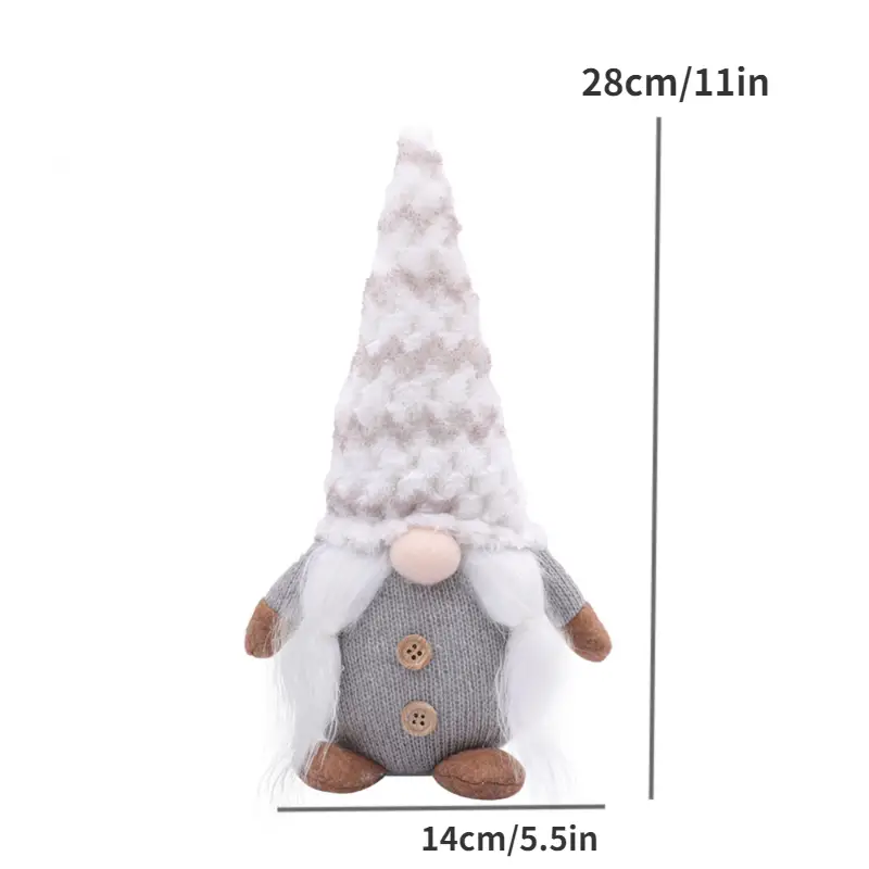 Funny And Cute New Nordic Plush Knitted Christmas Decoration, No Face Doll  Doll Elderly Ornament Boys And Girls Like Gifts - Temu