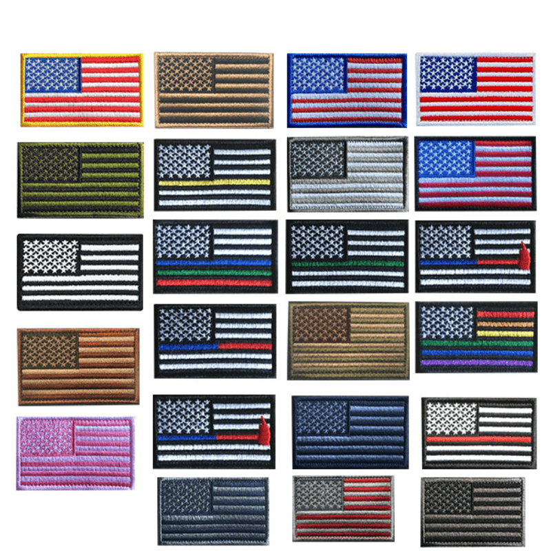 1pc Patchs Tactiques IR Drapeaux Américains Patchs - Temu Belgium