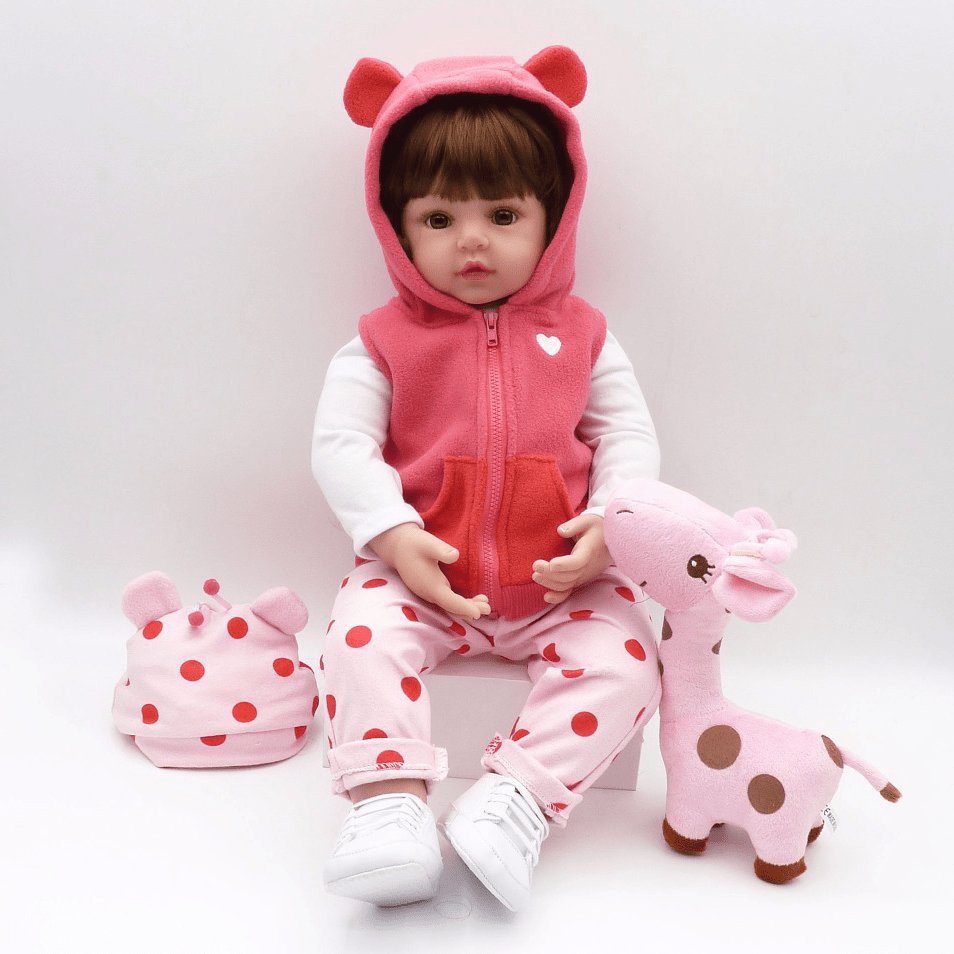 Full Silicone Baby Reborn Doll: The Perfect Gift For Girls - Dress