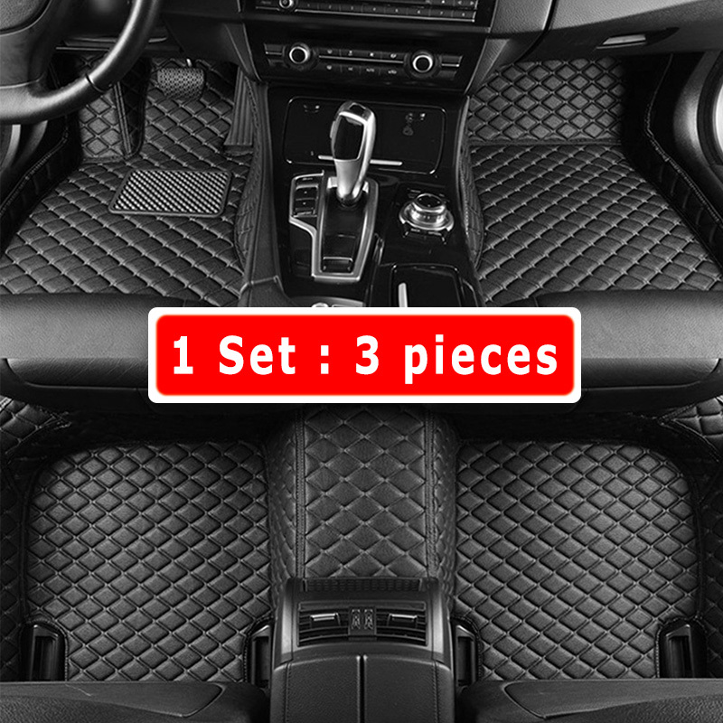 YITAMOTOR Alfombrillas de piso compatibles con Ford Focus 2012-2018, 1er y  2º asiento delantero, protección para todo tipo de clima, color negro