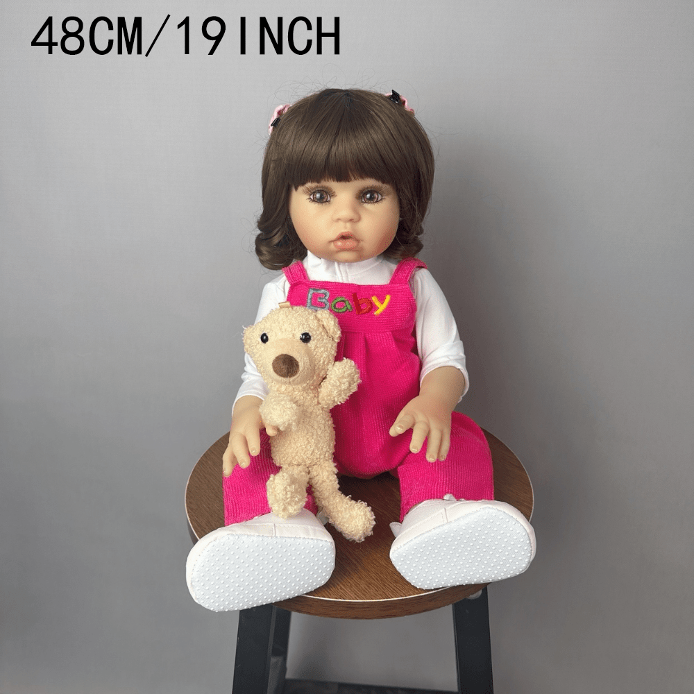48cm Bebe Doll Reborn Baby Dolls for Children Toys Toddler Full