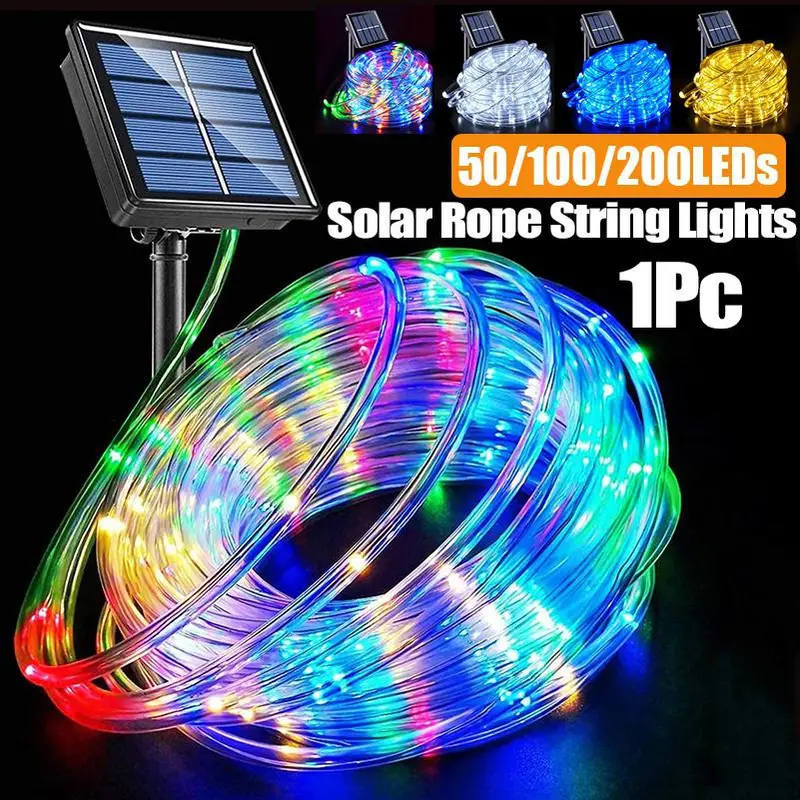 Led Rope String Lights Outdoor Solar Rope Lights Outdoor - Temu Canada