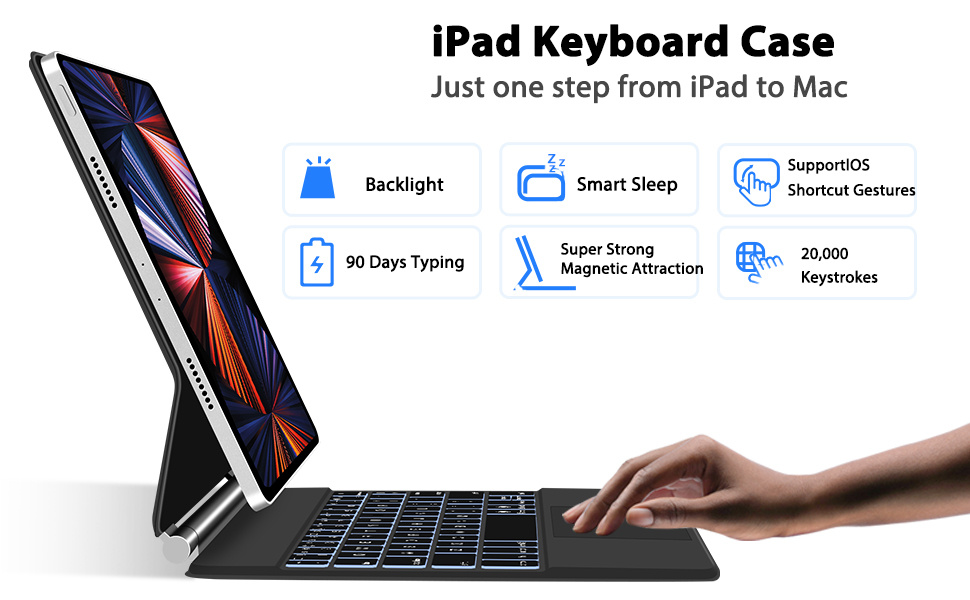 Apple Magic Keyboard pour iPad Pro 12,9 pouces (5e, 4e et 3e