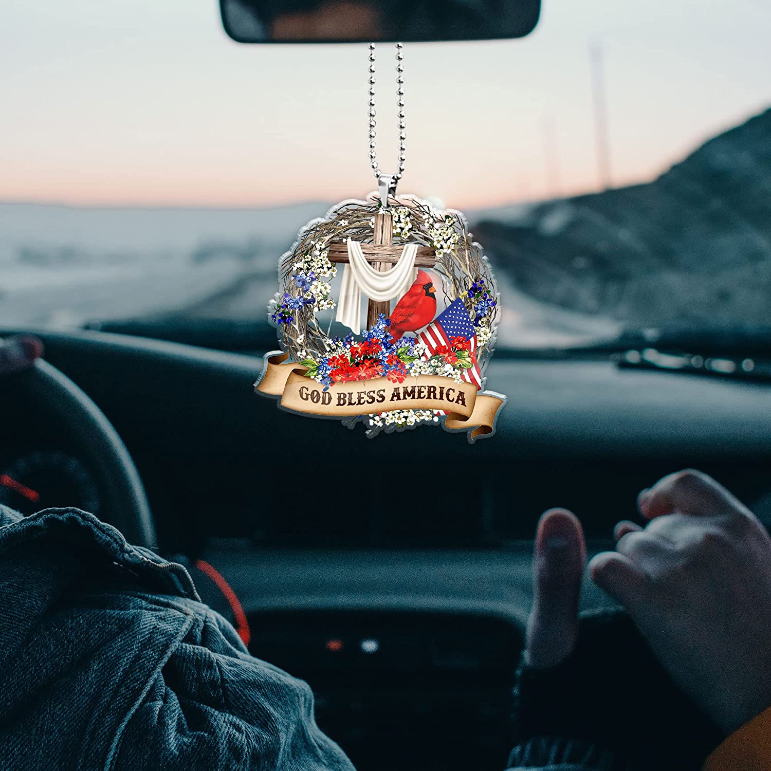 Peace Love And Beauty: A Unique Car Rearview Mirror Pendant - Temu