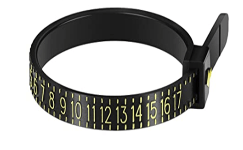 Ring Sizer Measuring Set Reusable Finger Size Gauge Measuring Tool Jewelry  Sizing Tools (1-17 USA Rings Size)