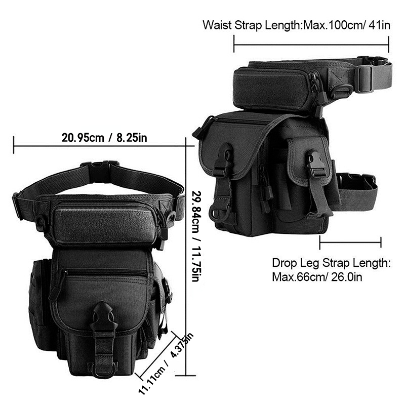  Drop Leg Bag for Men Women Military Tactical Thigh Pack Pouch  Multifunctional Tactical Package Outdoor Hiking Thigh Bag : Sports &  Outdoors