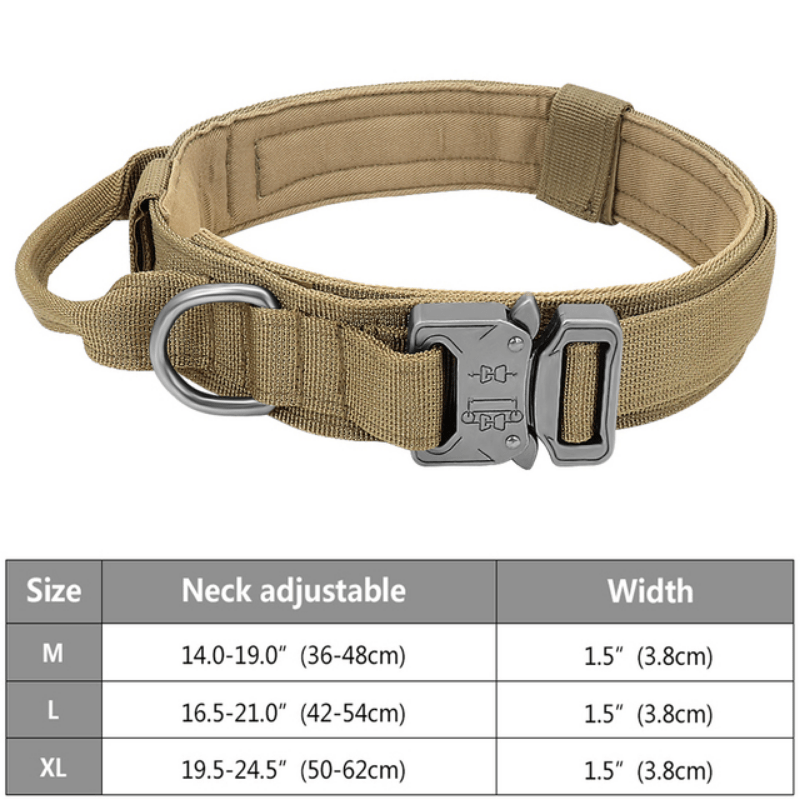 Service Dog Collars Tactical Dog Collar Training for Medium Large Dogs  Adjustable – the best products in the Joom Geek online store
