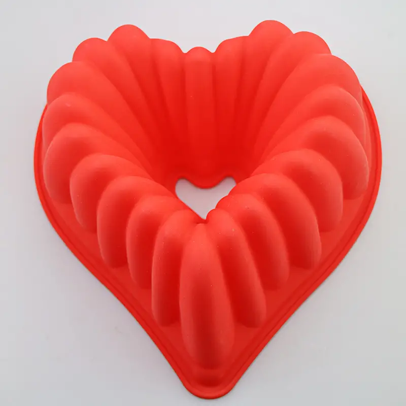 Heart Shaped Bundt Pan, Silicone Heritage Bundtlette Cake Mold, For Fluted  Tube Cake Making, Baking Tools, Kitchen Gadgets, Kitchen Accessories, Home  Kitchen Items - Temu