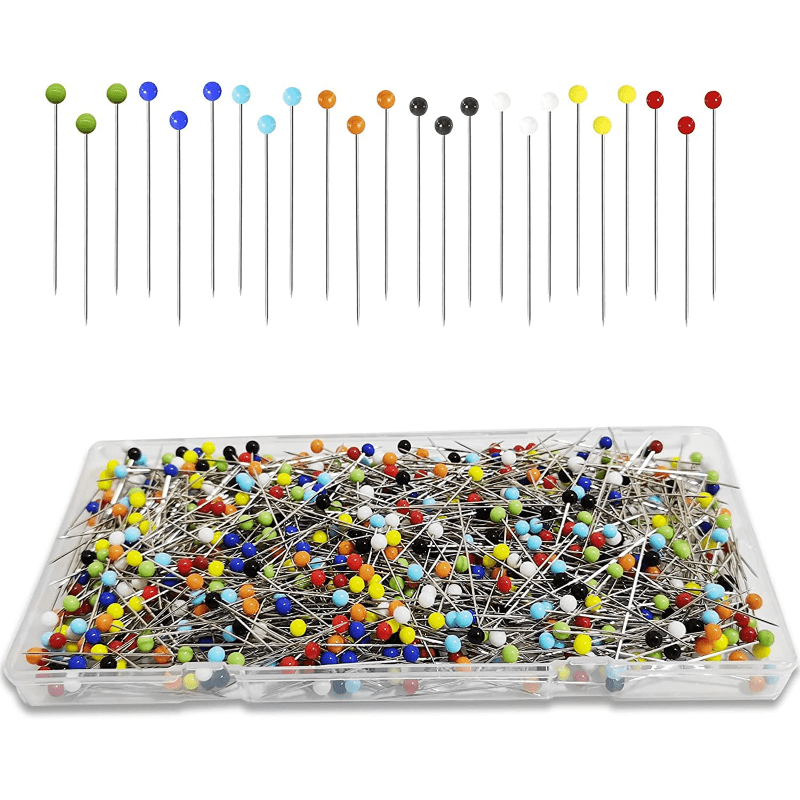 Sewing Pins Straight Pins Quilting Pins With Colored Ball - Temu