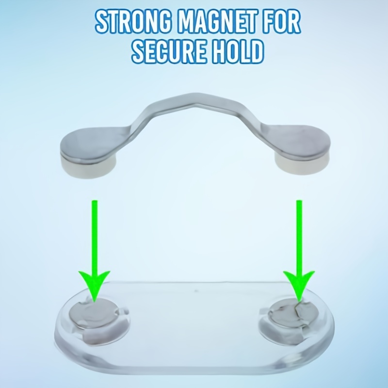 Magnetic Holders For Glasses Magnet Pin 2 Styles (stainless - Temu