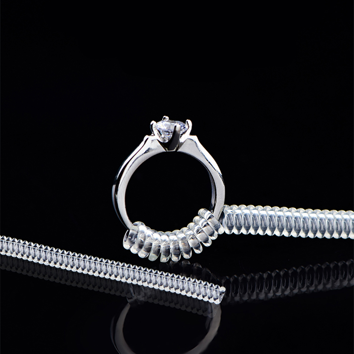 Ring Size Adjuster For Women Loose Rings Transparent - Temu United