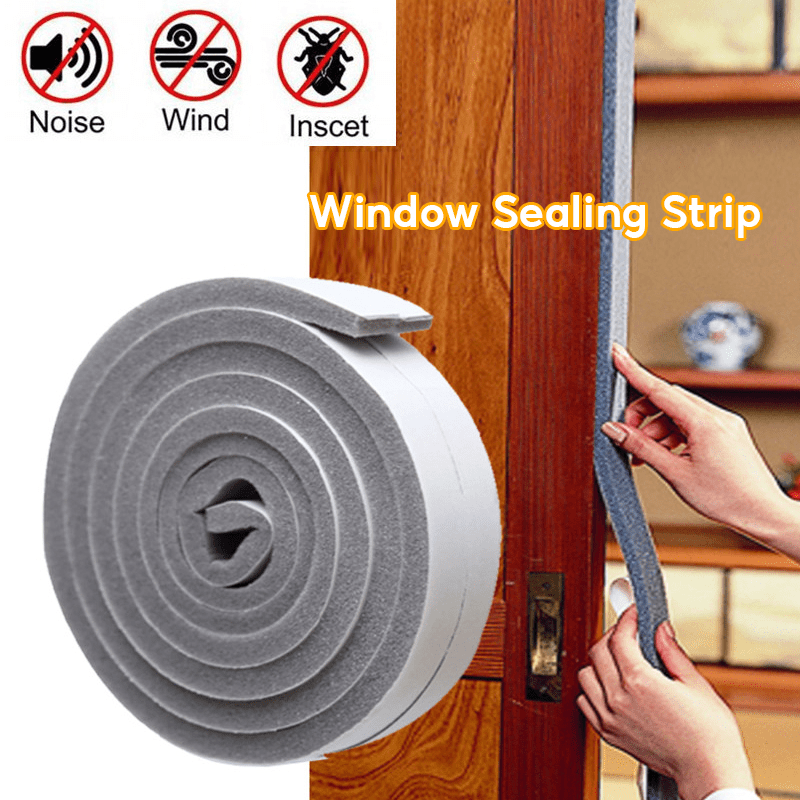 Foam Insulation Tape Weather Stripping Door Seal Strip Doors - Temu