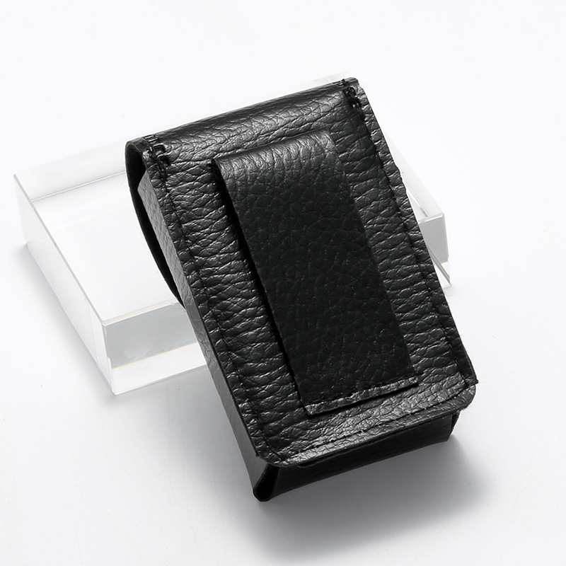 Foldable PU Leather Glasses Bag for Men and Women