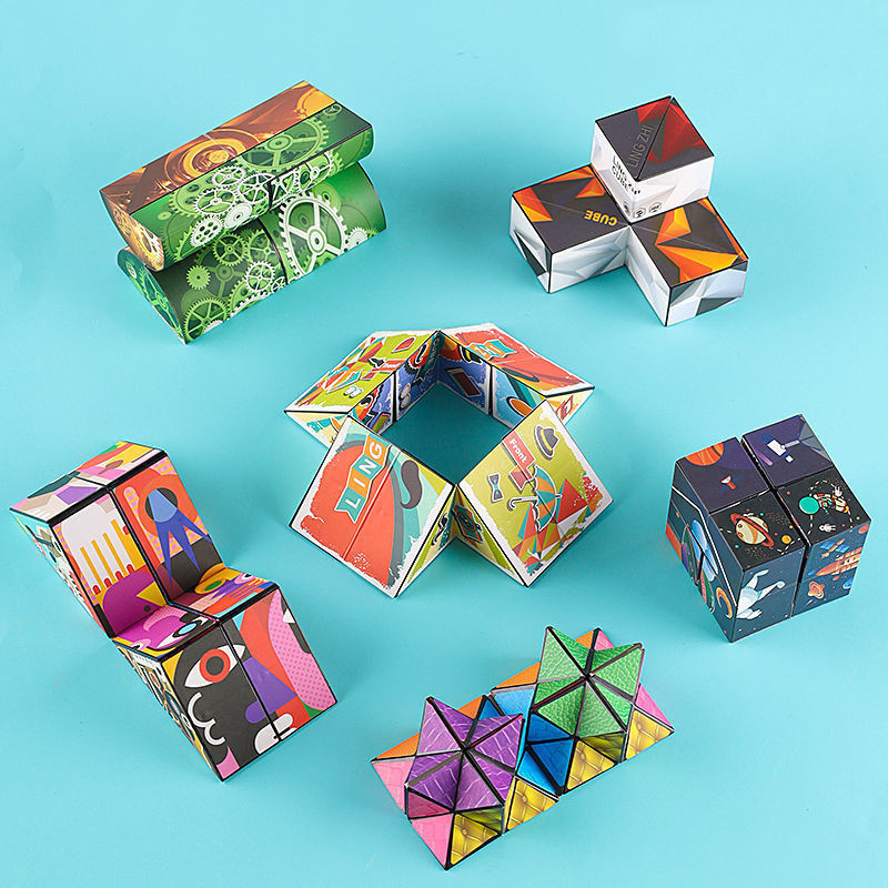 Changeable Magnetic Magic Cube For Kids Puzzle Cube Antistress Toy Adults  Cubo Toys Transforms Into Over