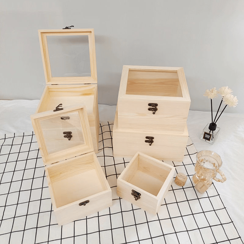 Cajas de madera para decoración infantil