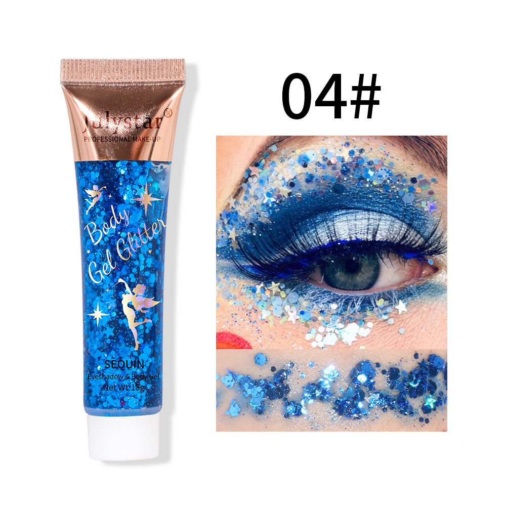 Glitter Sequin Gel for Eyeshadow, Body, Lip #03