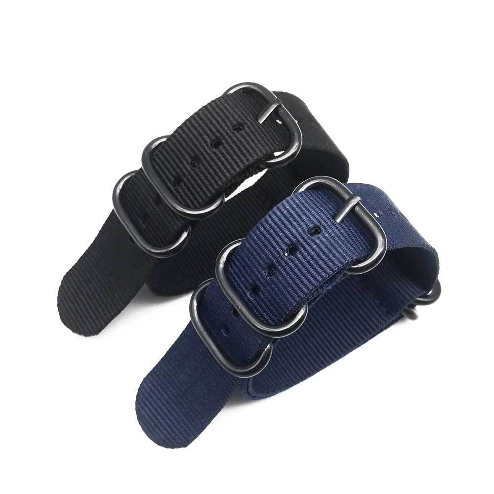 Navy canvas watch on sale strap