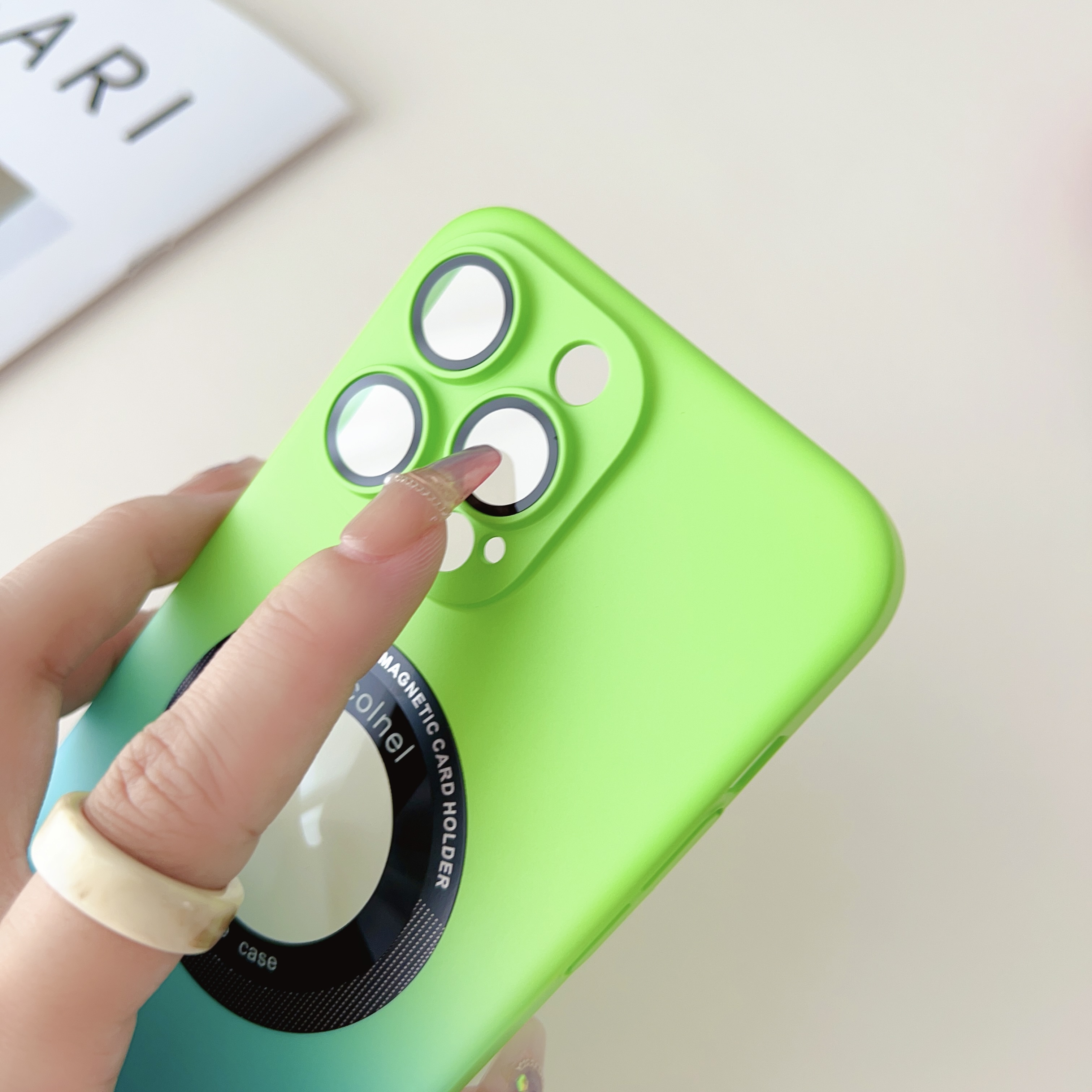 Plating Finger Ring Magnetic Case For iPhone 14/13/Pro/Max/Plus in 2023