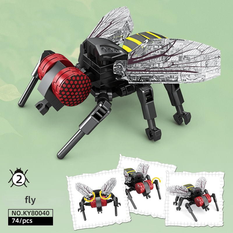 Compatible With LEGO Insect Building Blocks, Small Particles, Dragonfly,  Seven Star Ladybug, Mantis Puzzle Assembly Model Toys - AliExpress