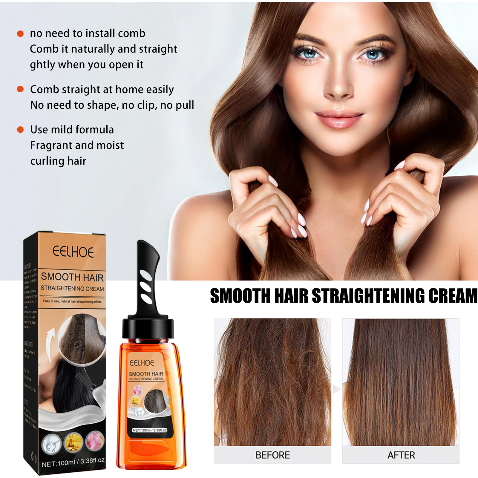 150ml Professional Hair Straight Cream for Natural Hair Customized Label -  China Hair Straightening Cream and Permanent Hair Relaxer price |  Made-in-China.com