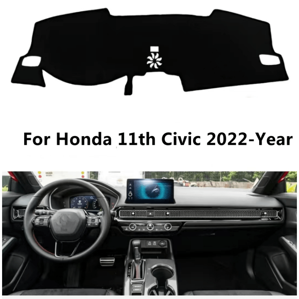 Black Car Dashboard Cover Mat Dash Pad Interior compatible for