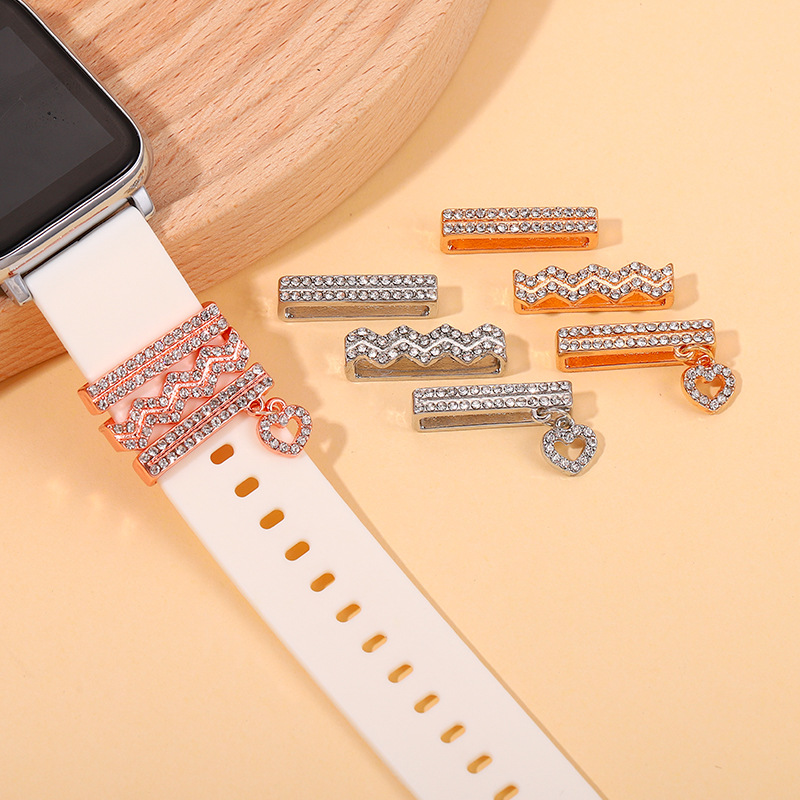 5Pcs Charms for Apple Watch Straps 40mm 41mm 38mm 44mm 45mm 42mm