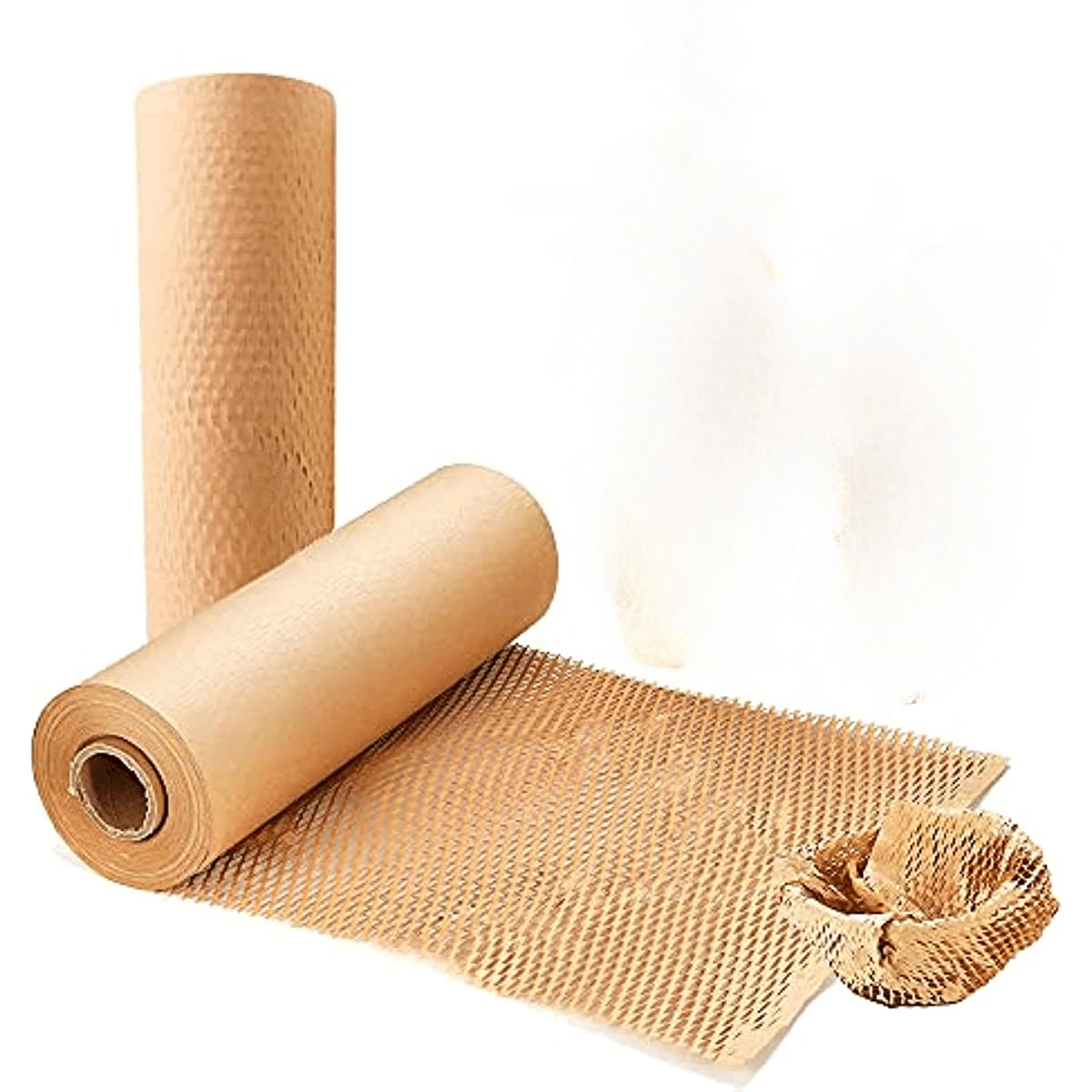  Fortuneknock Honeycomb Packing Paper 1 Roll 12 Inch X 164 Feet  Packing Wrap, Air Cushions Packing，Shipping Wrap Roll, Biodegradable  Packing Materials For Moving Household, Gift Packing Paper Roll. : Office  Products
