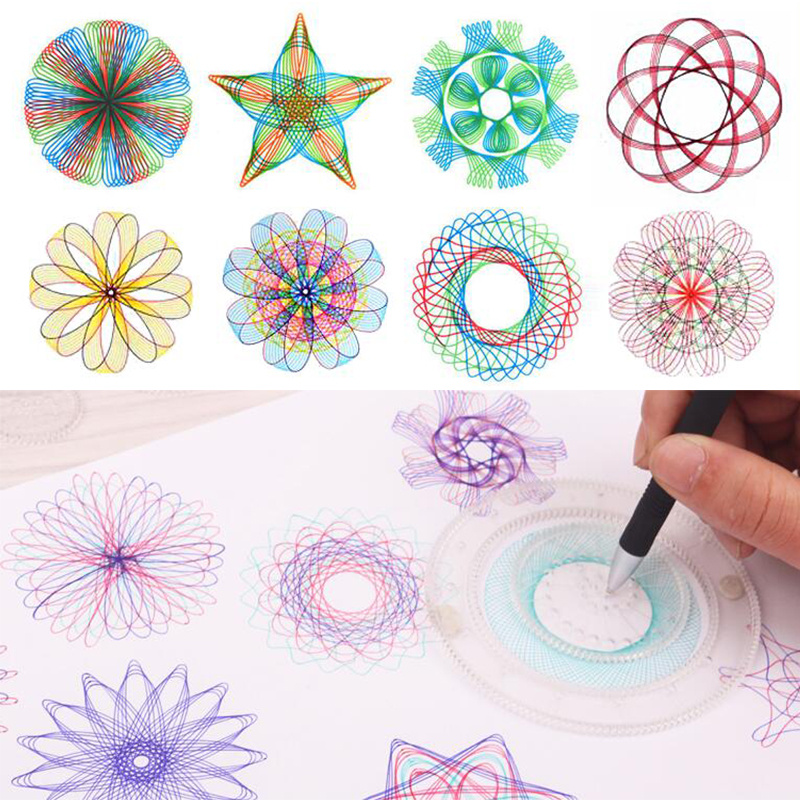 Spirograph Design Arts Craft Kit Create Amazing Rainbow - Temu