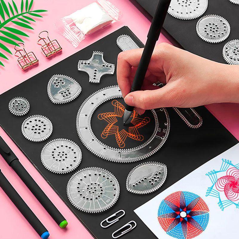 Spirograph Design Arts Craft Kit Create Amazing Rainbow - Temu