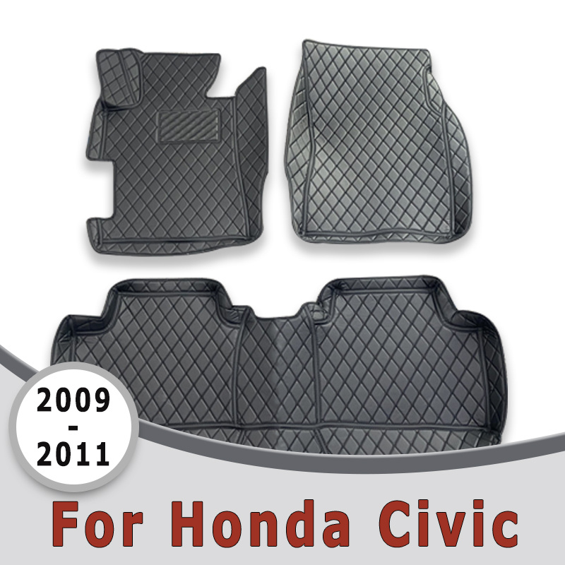Alfombrilla de coche para maletero de coche, alfombrilla de carga para  maletero y bandeja para Honda Civic Sedan 2012 2013 2014 2015