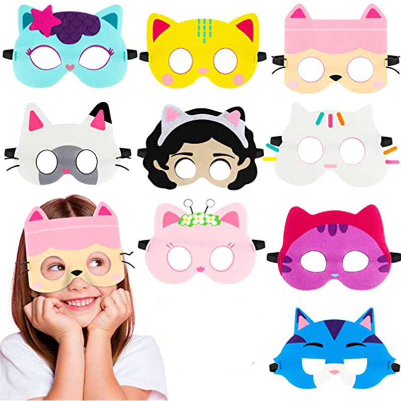 Miotlsy máscara Fiesta máscara de Caartoon Disfraz infantil de Caartoon en  3D, anime traje para niños, accesorio para fiestas Halloween, carnaval,  cosplay : .es: Juguetes y juegos