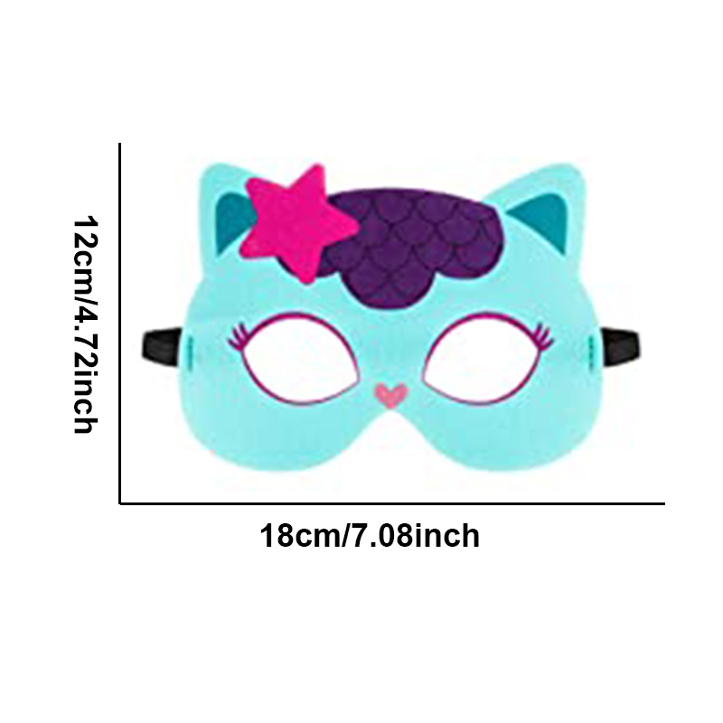 Mask Birthday Party Supplies Paper Animal Masks Cartoon - Temu