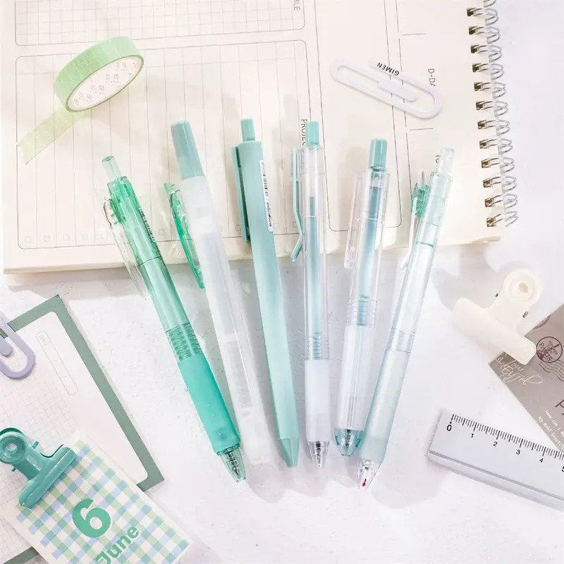Acquista 6Pcs Cute Pens Stationary Supplies for School Kawaii Gel Pen  School