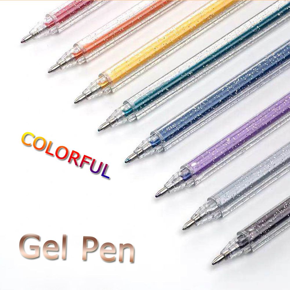 Glitter Gel Pens: Add A Pop Of Color To Your Diy Journal - Temu