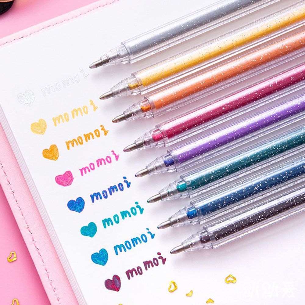 Colored Glitter Gel Pens - Temu